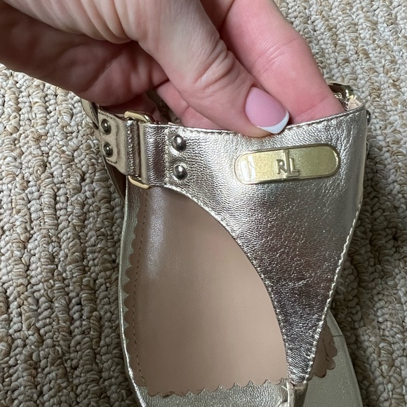 Leather Ralph Lauren sandals. Great condition-like new. - Picture 4 of 8